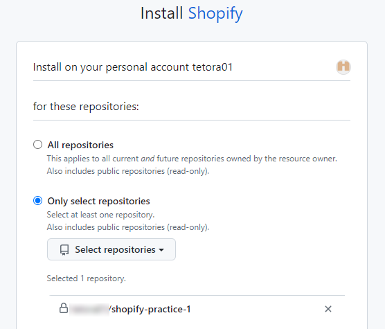 Shopify GitHub説明４